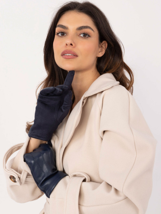 Glatte Handschuhe mit warmer Fütterung