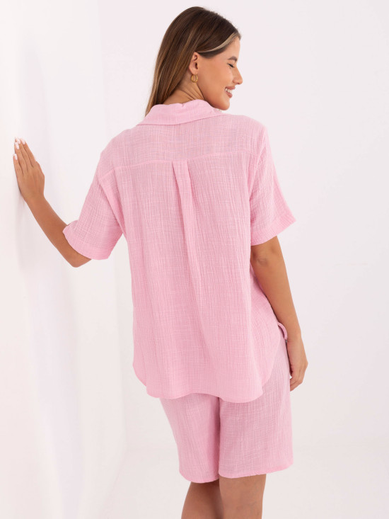 Stylisches Set in leuchtendem Rosa