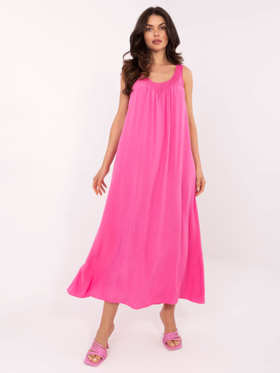 Rosa Oversize Kleid
