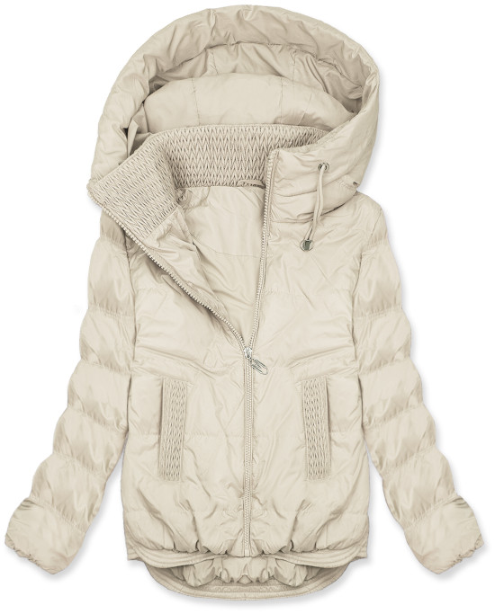 Gesteppte Damen-Frühlingsjacke Ecru