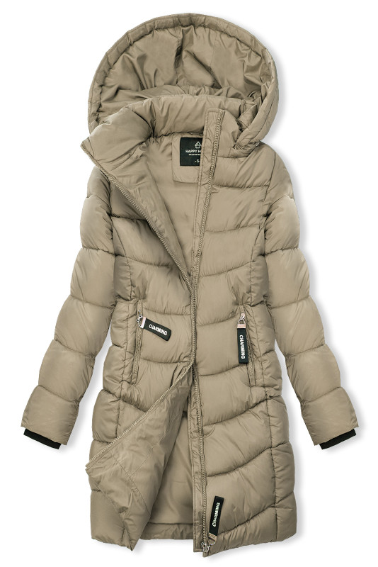 Wintergesteppte Jacke ICE Beige