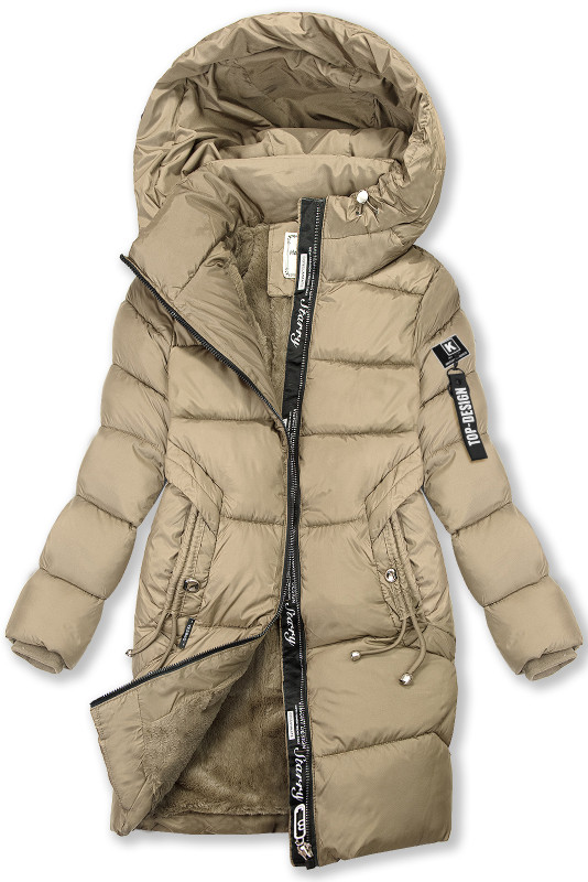Mädchen Winterjacke DESIGN Beige