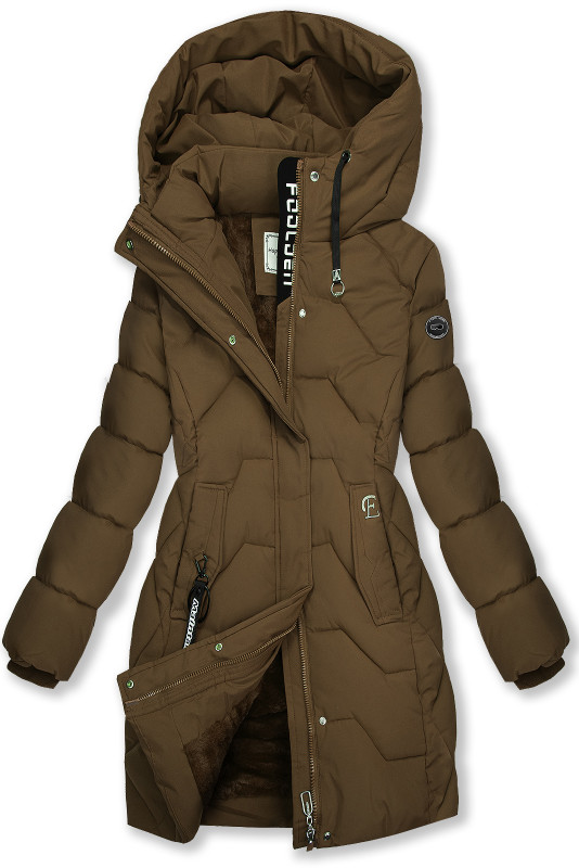 Mädchen Winterjacke in Schokoladenbraun