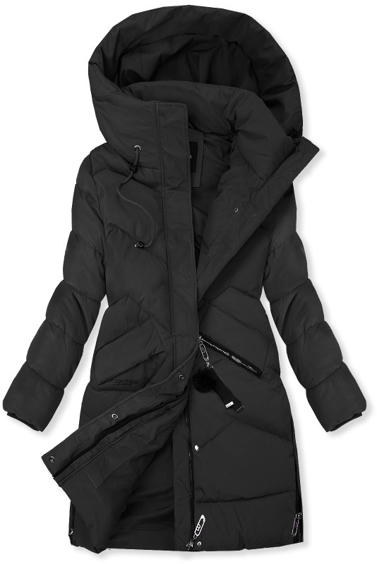 Winterjacke mit Kapuze FROST Schwarz