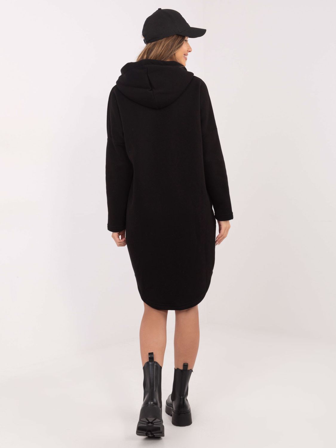 Schwarze lange Kapuzenpullover von RUE PARIS