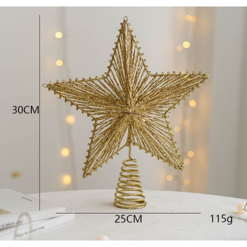 Goldener Stern für den Baum LED