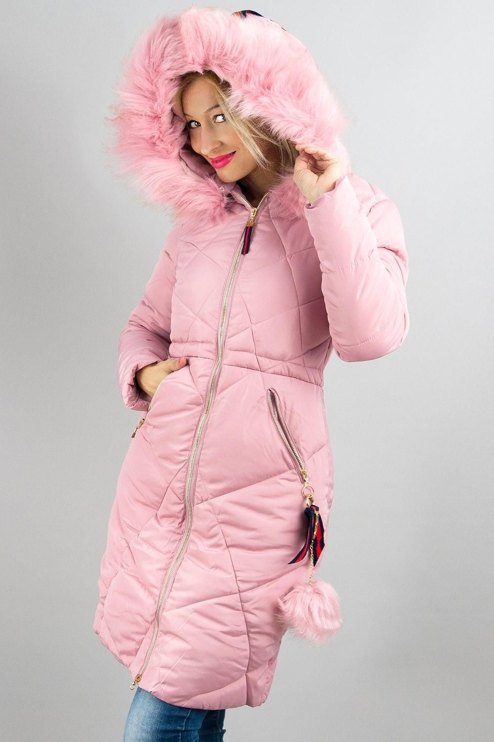 Winterjacke rosa L928