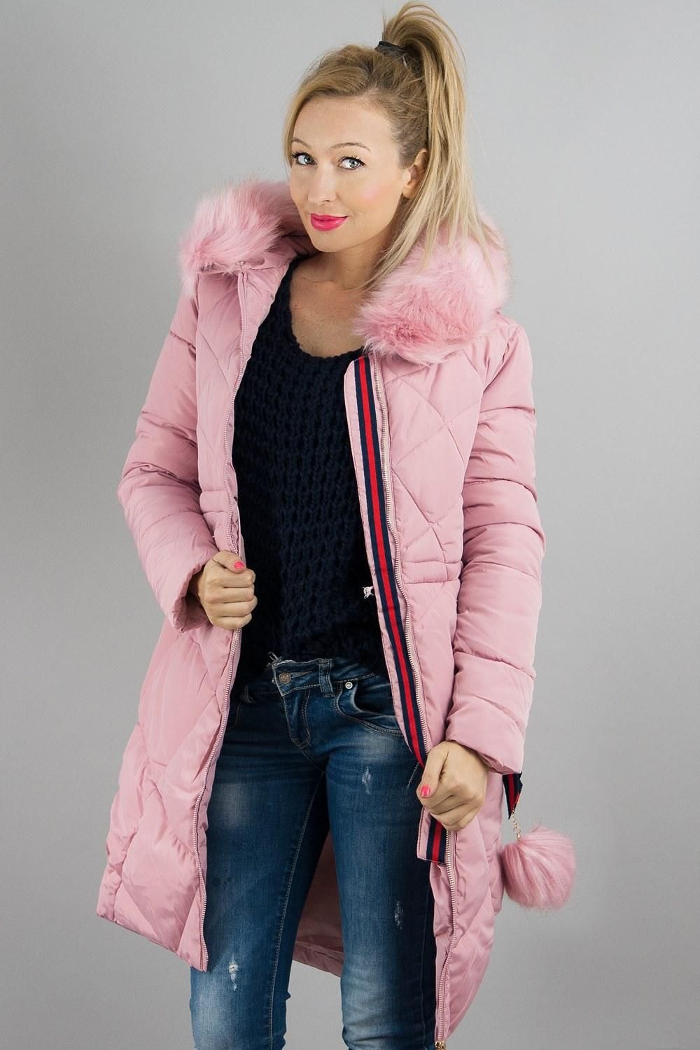 Winterjacke rosa L928