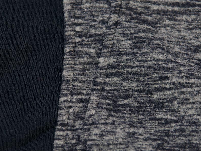 Fleecejacke mit Kapuze dunkelblau