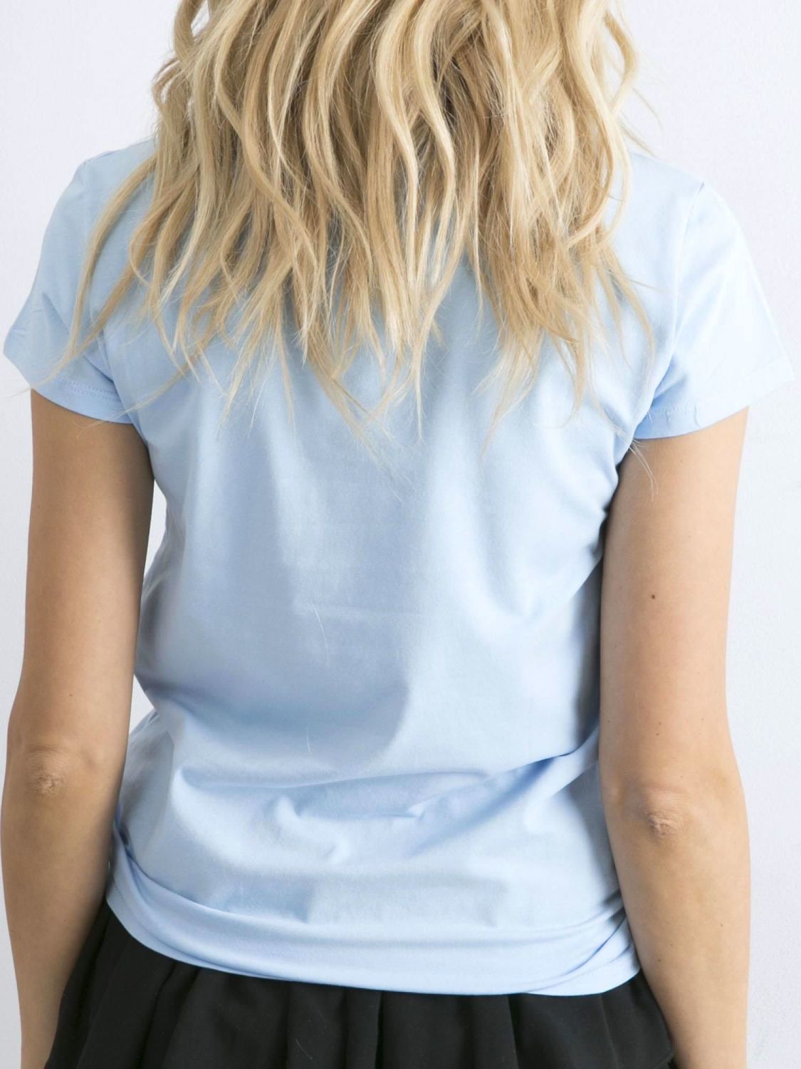 Helles Blau T-Shirt Peachy