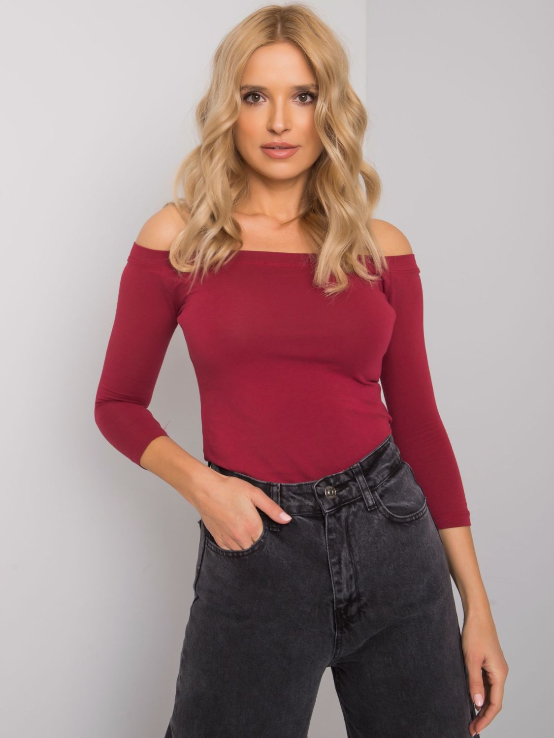 Bordeaux Bluse Live