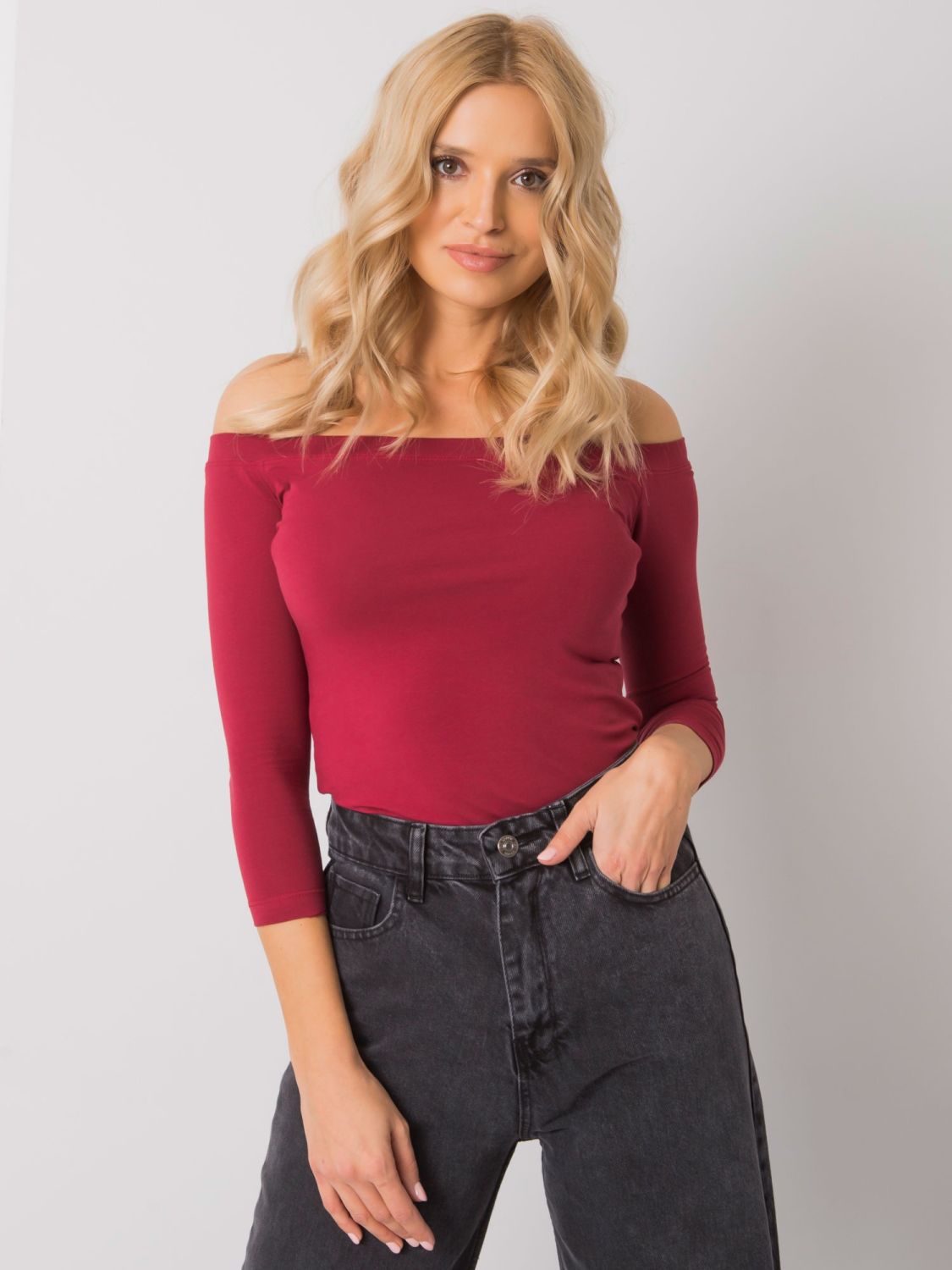 Bordeaux Bluse Live