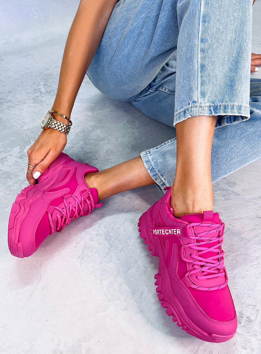 Plateau-Sneaker Pink