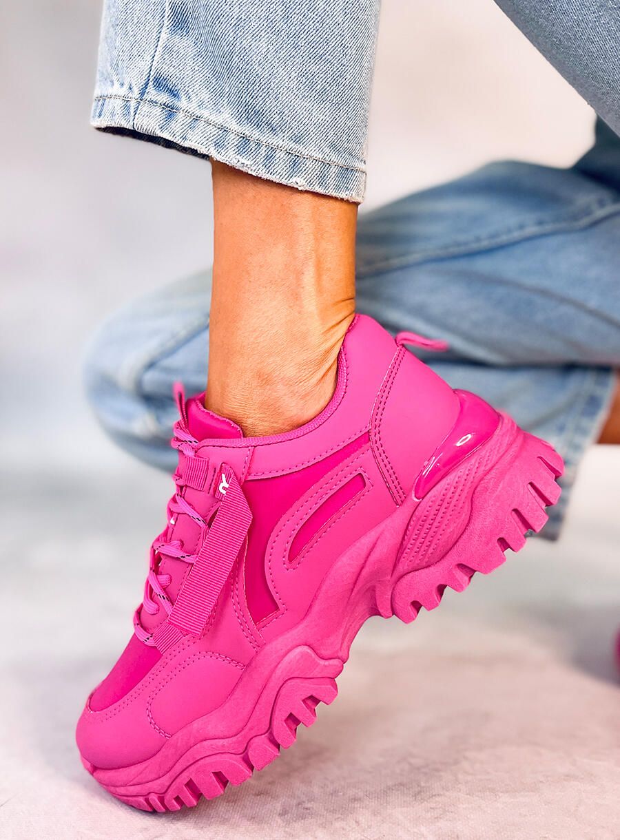 Plateau-Sneaker Pink