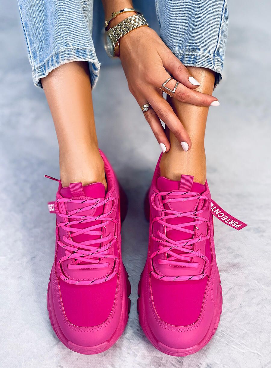 Plateau-Sneaker Pink