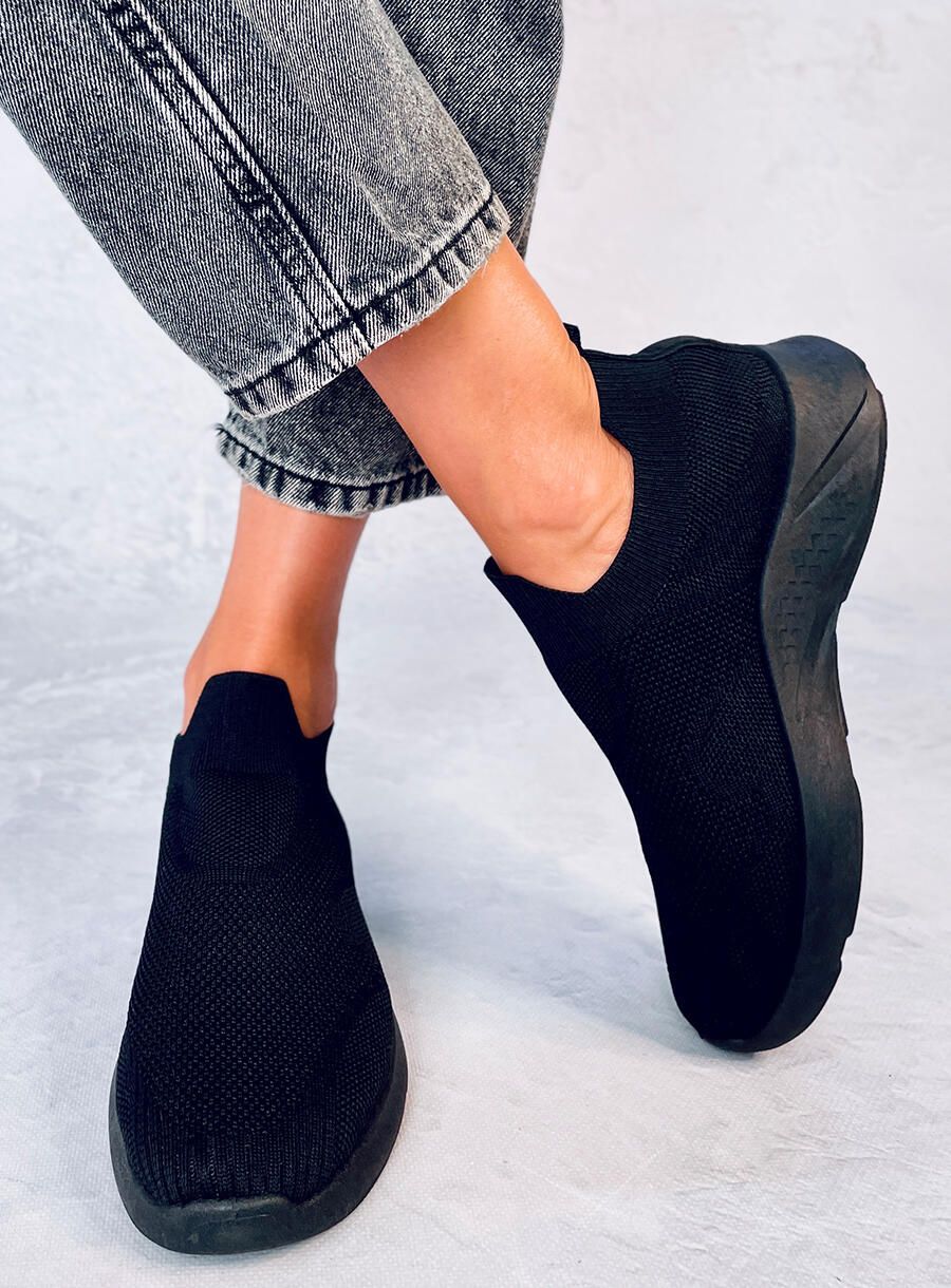 Slip-on-Sneaker Schwarz