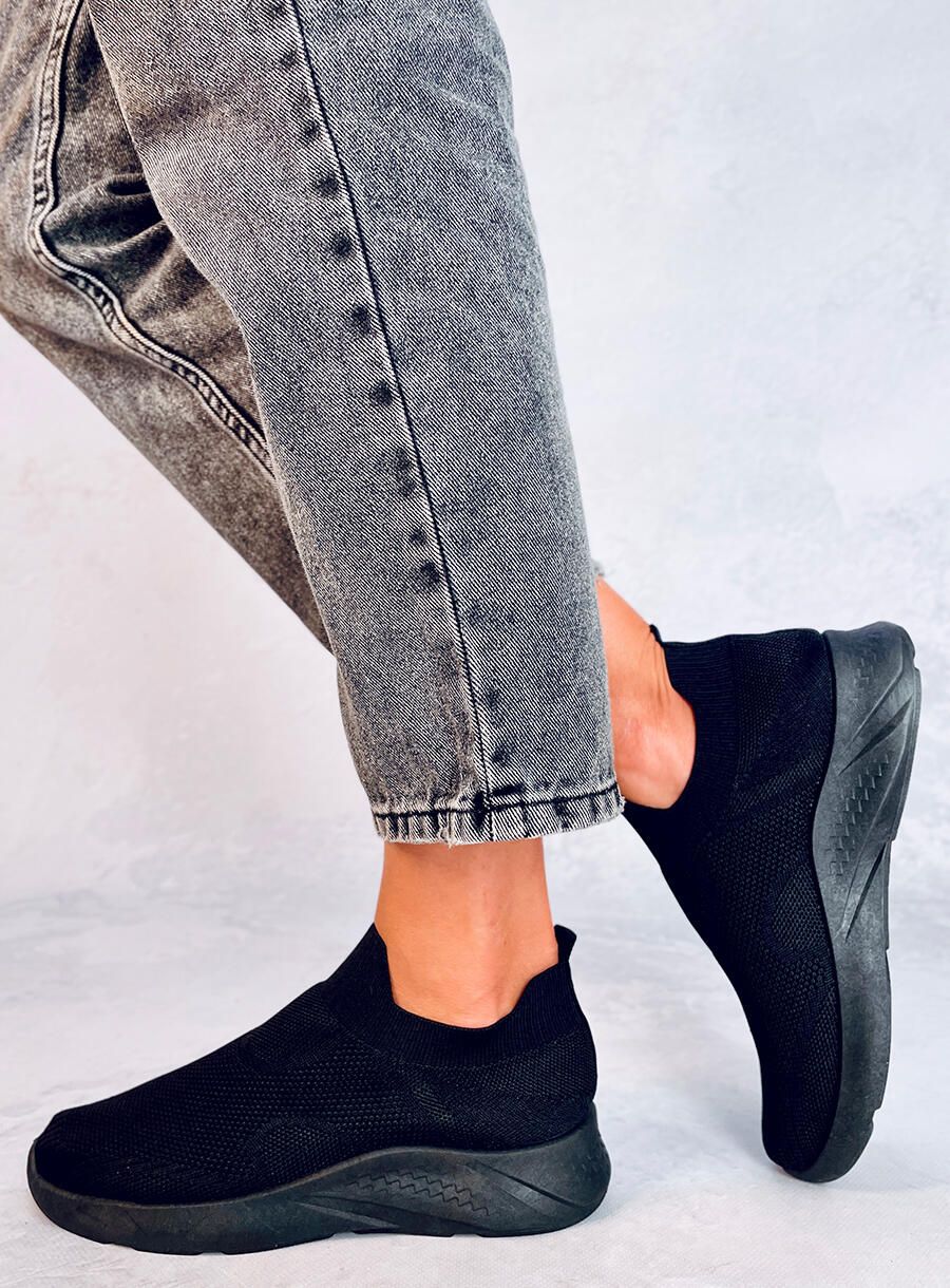 Slip-on-Sneaker Schwarz