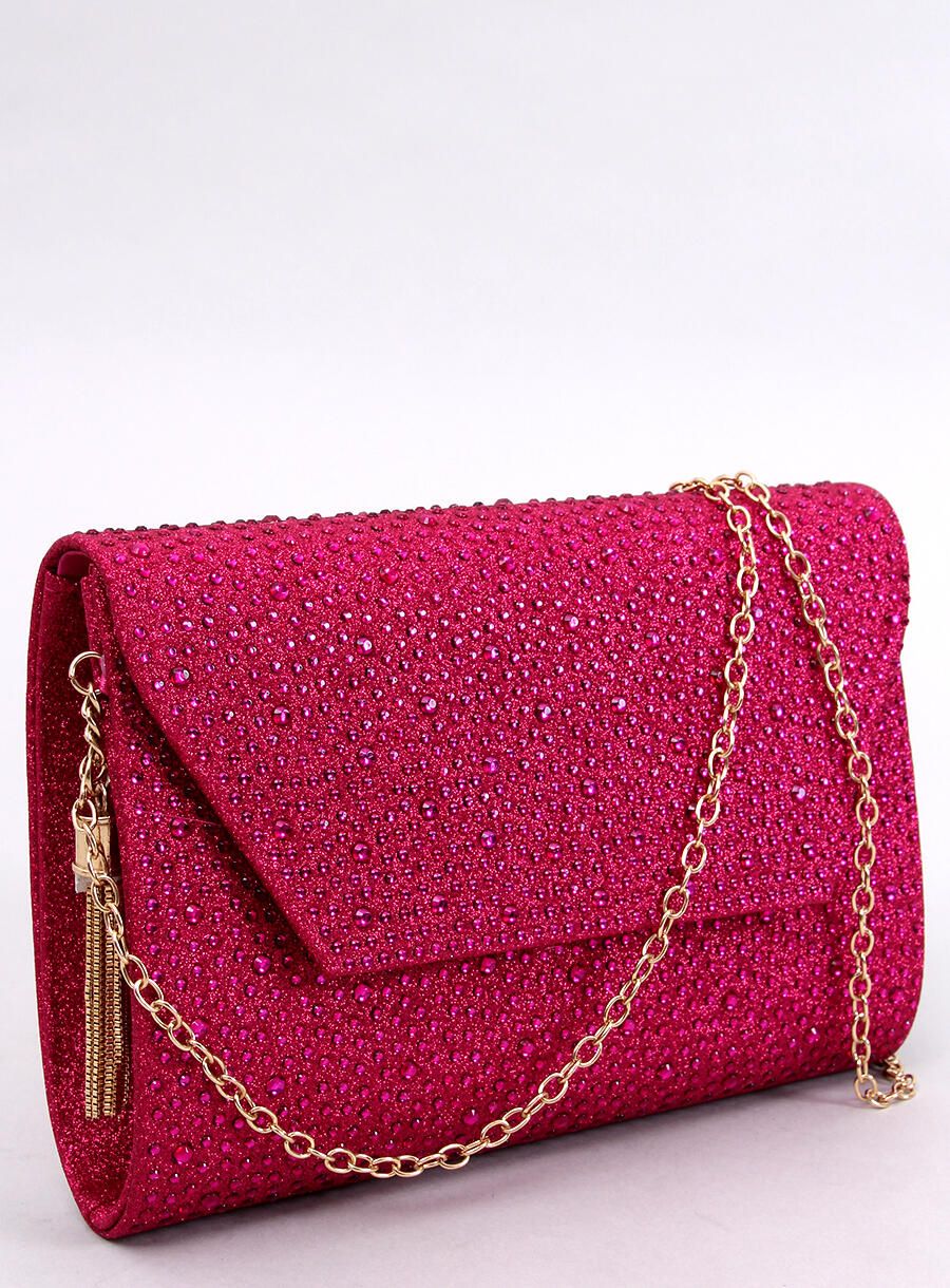 Glänzende Handtasche Pink