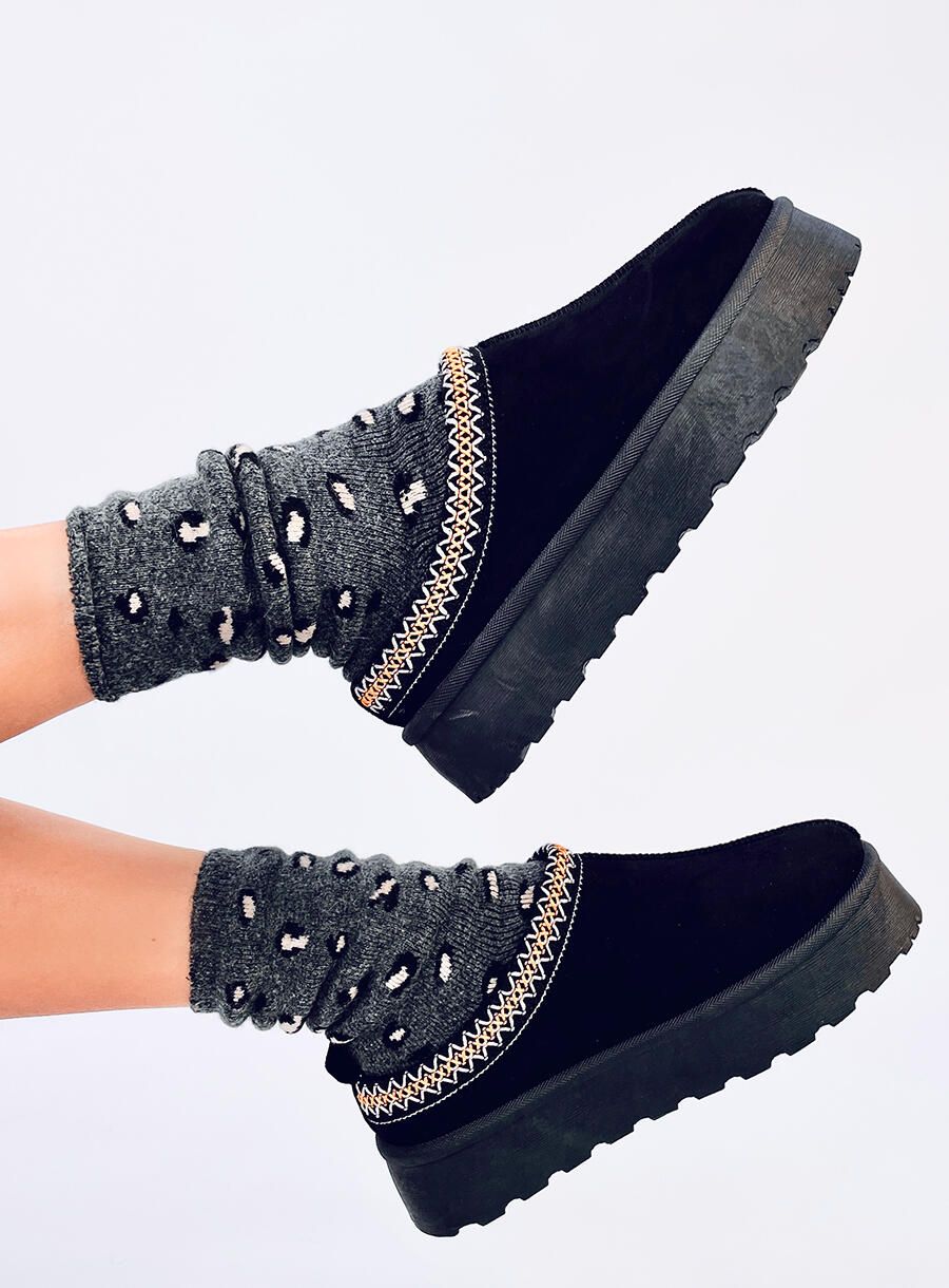 Damensocken mit Leopardenmuster 3 - 3 Paar