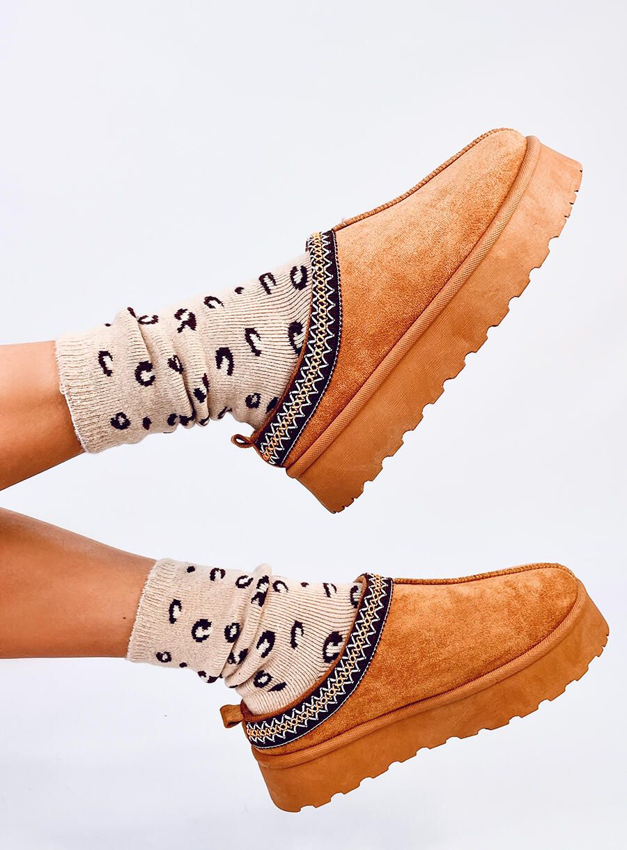 Damensocken mit Leopardenmuster 3 - 3 Paar