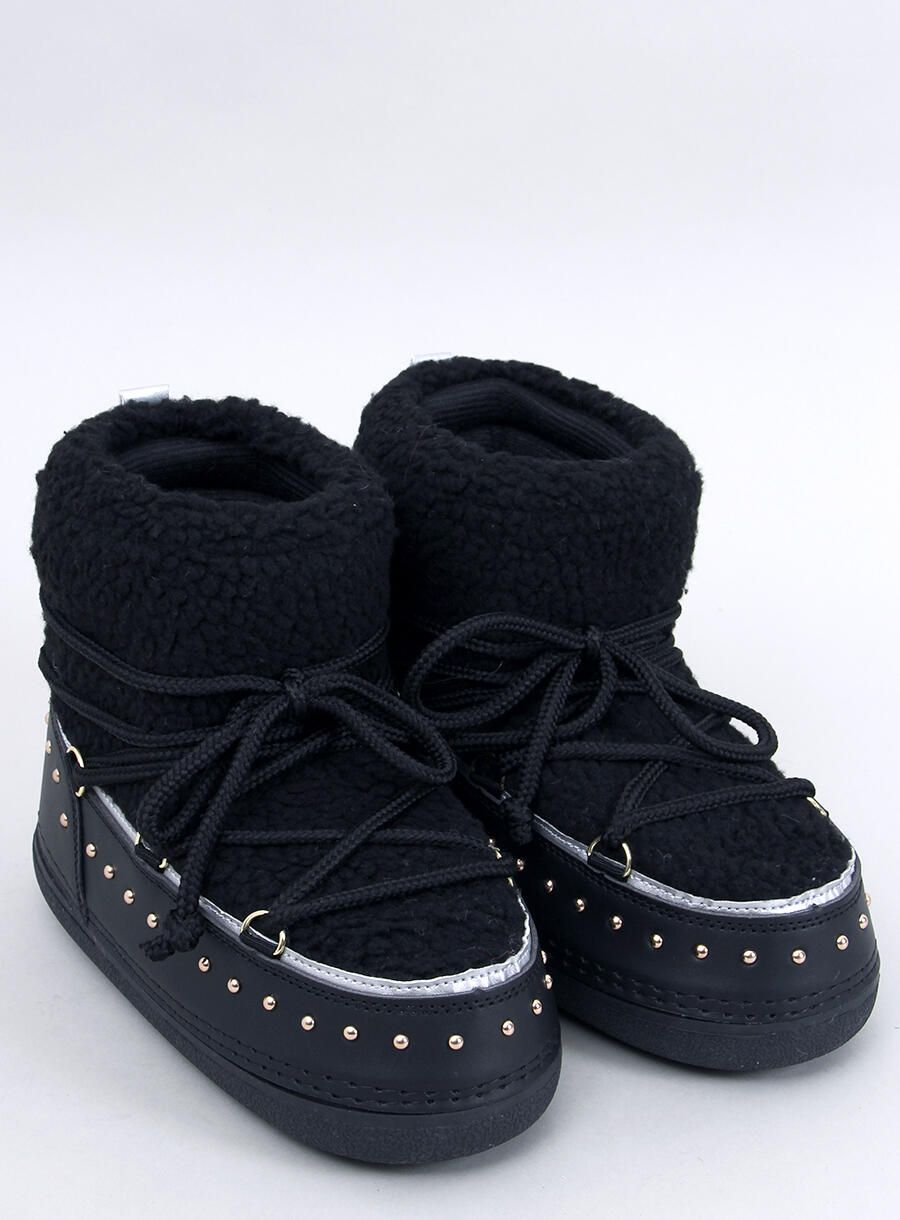 Winterstiefel mit Schnürung Schwarz