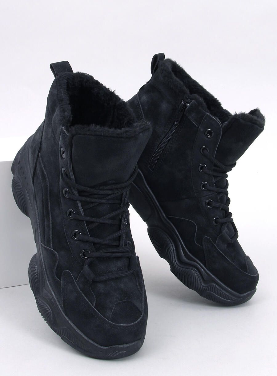 Damen-Winter-Sneaker Schwarz