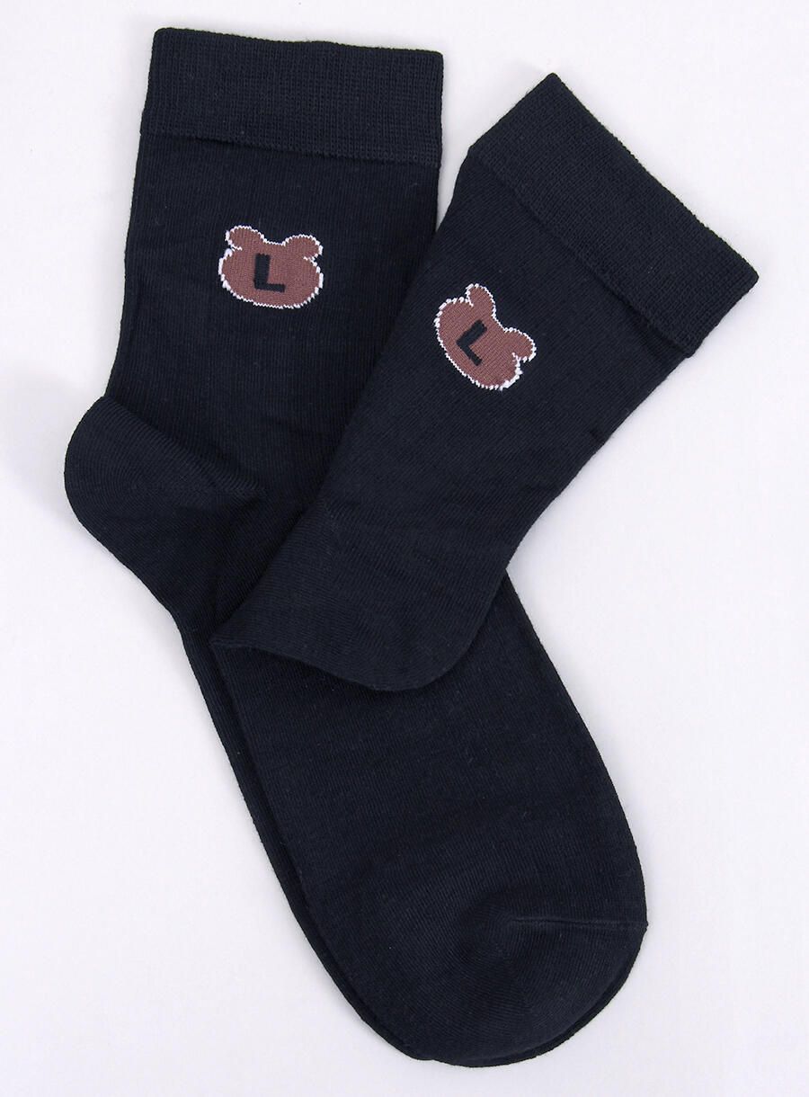 Schwarze Damensocken TEDDY