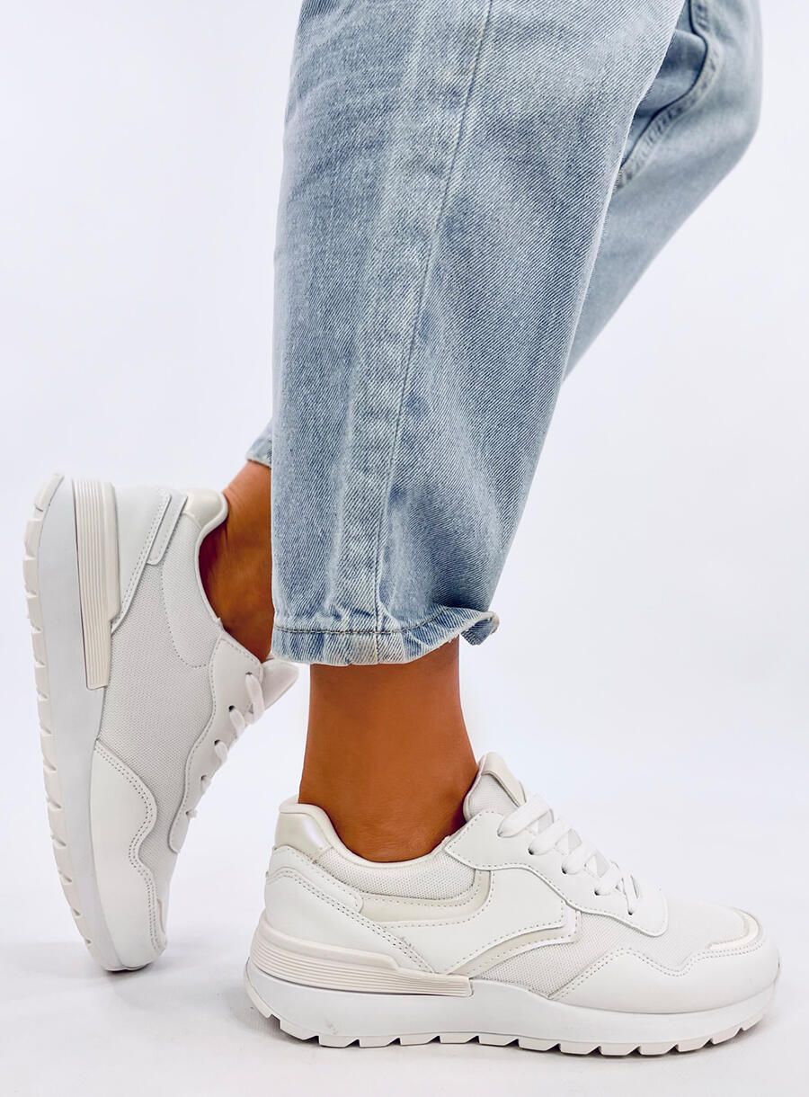 Damen-Sneaker Weiß/Ecru