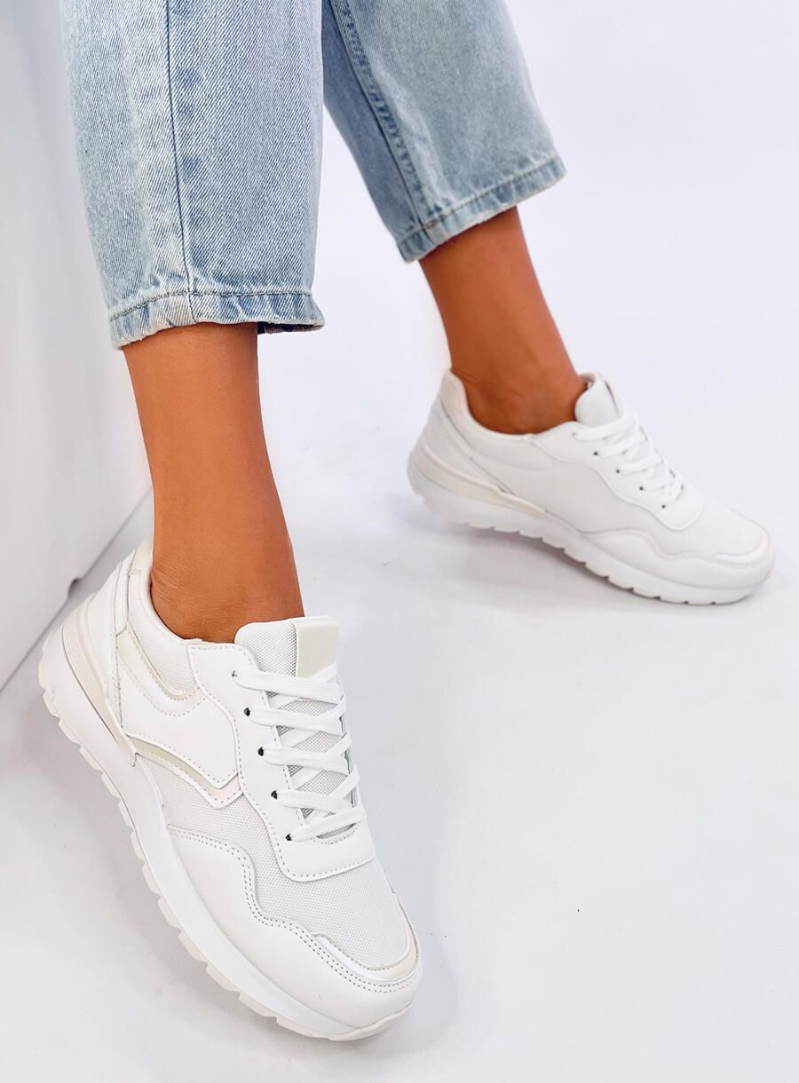 Damen-Sneaker Weiß/Ecru