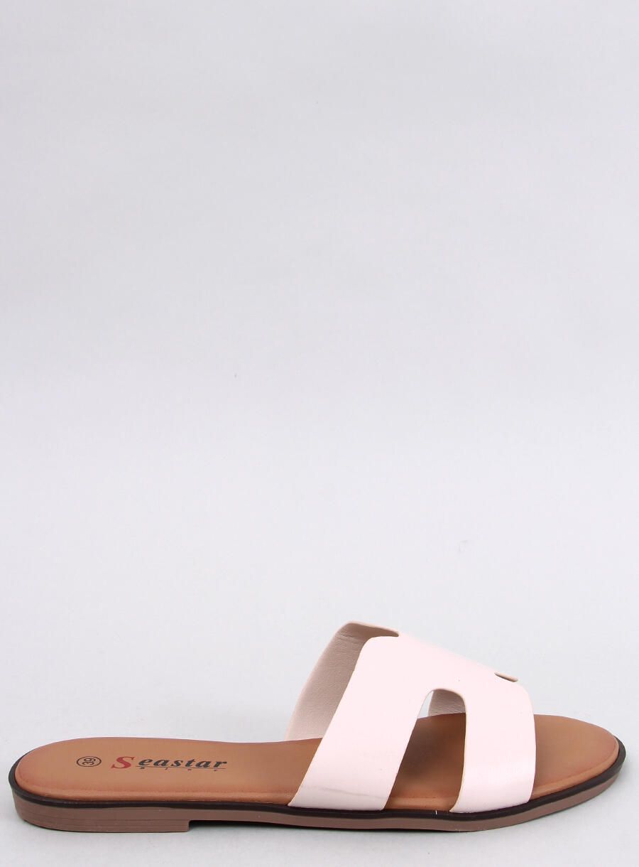 Damen Pantoletten Beige