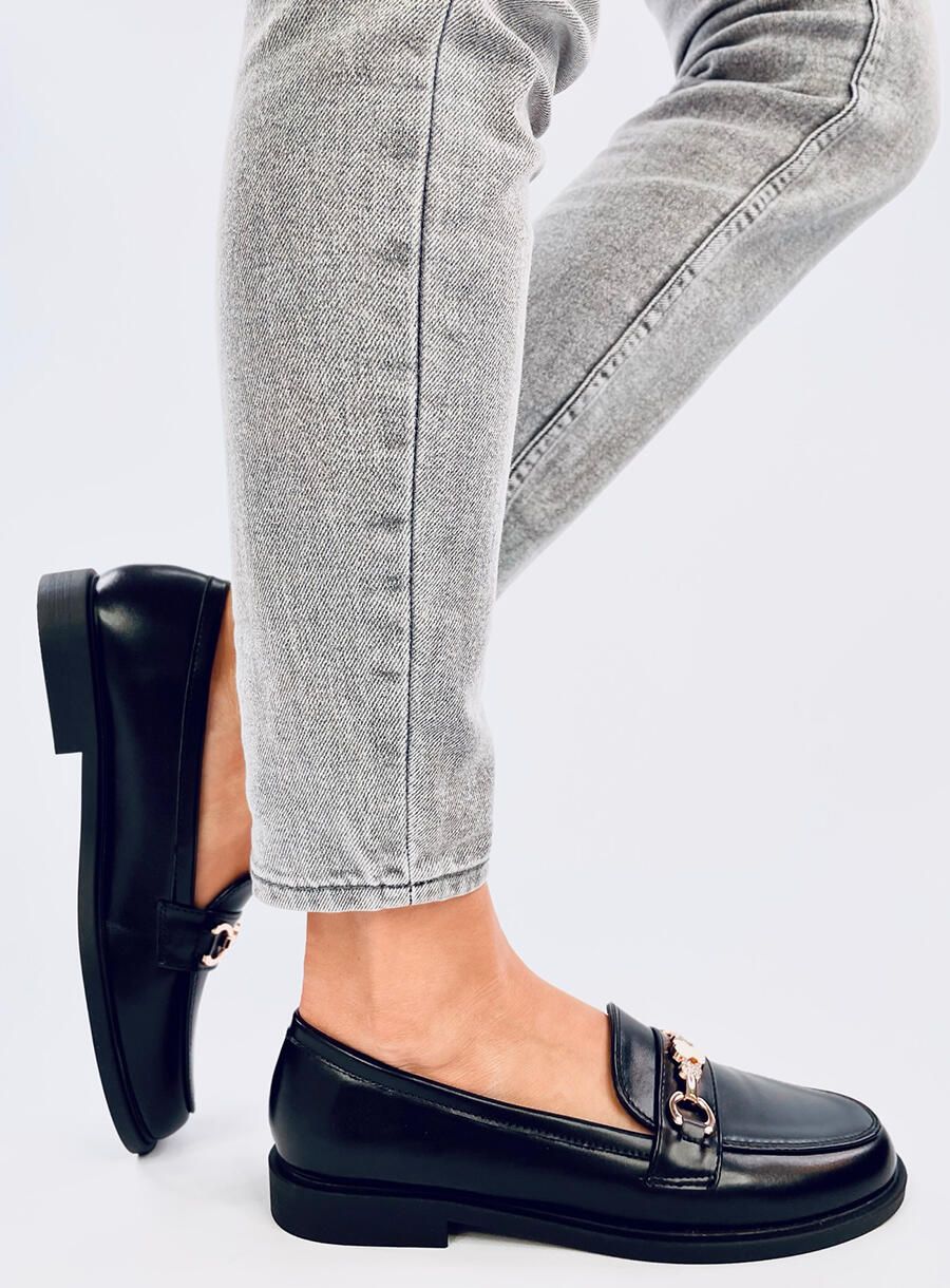 Elegante Mokassins für Damen Schwarz