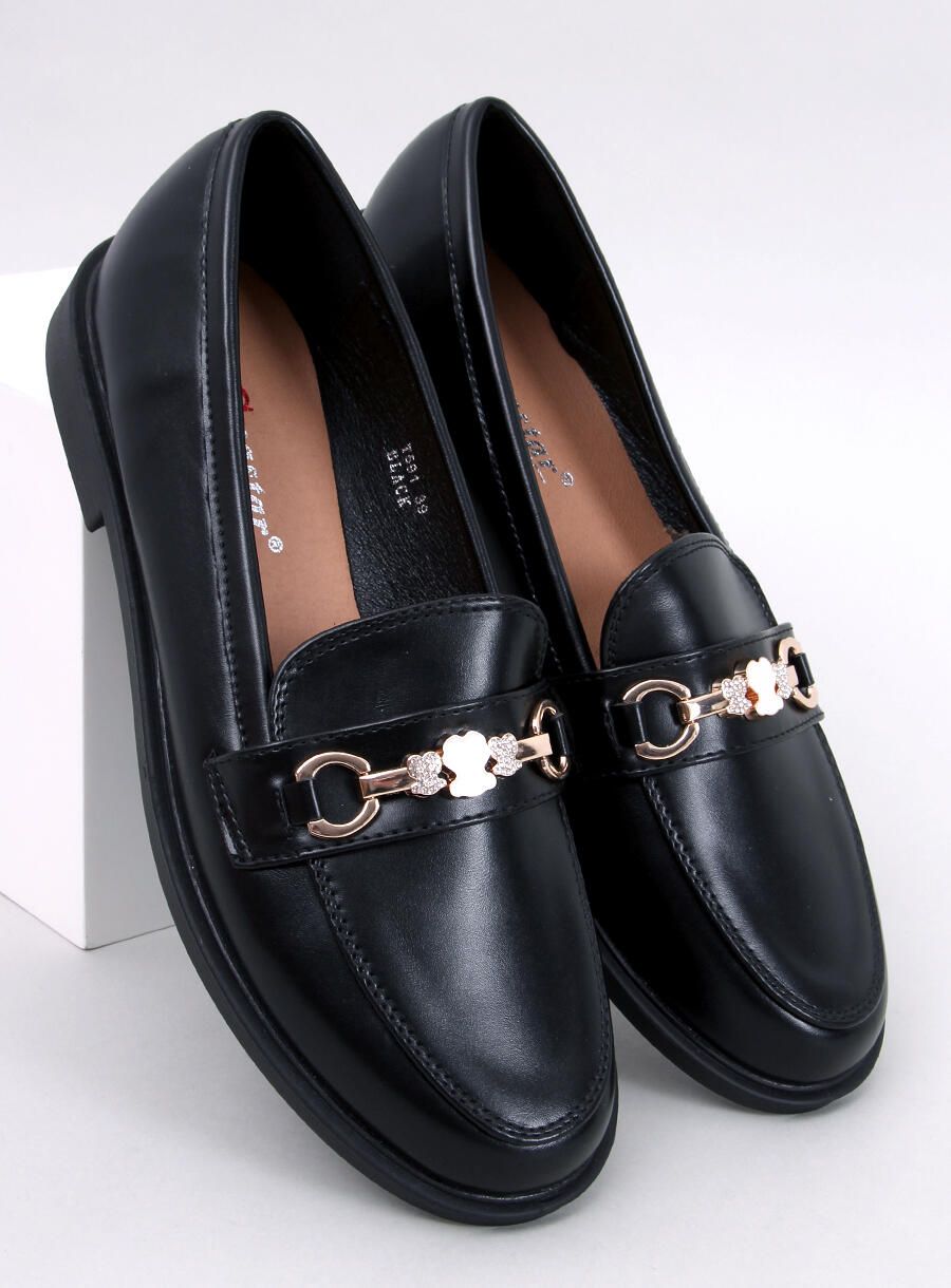 Elegante Mokassins für Damen Schwarz