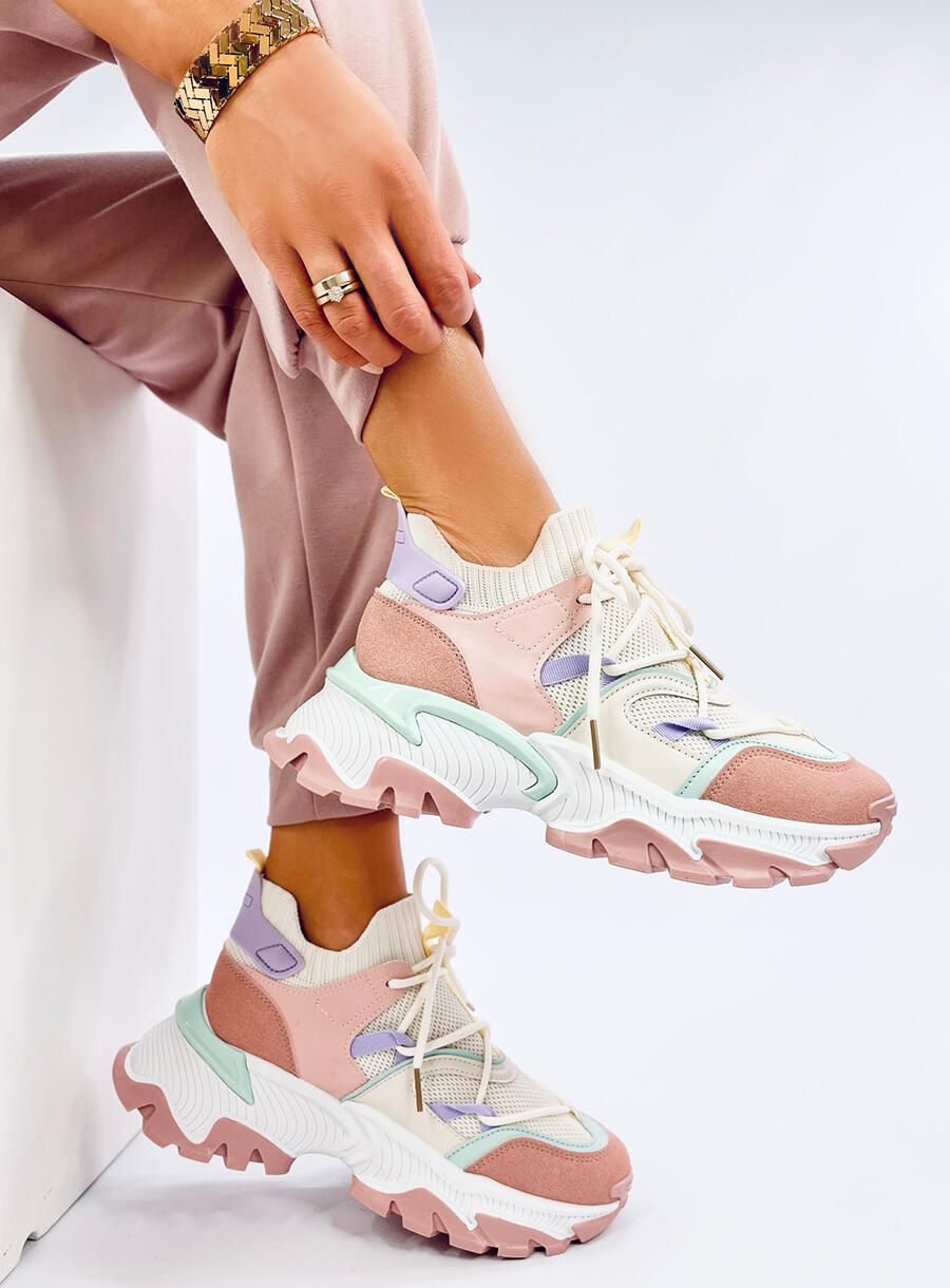 Damen-Sneaker Rosa/Apricot