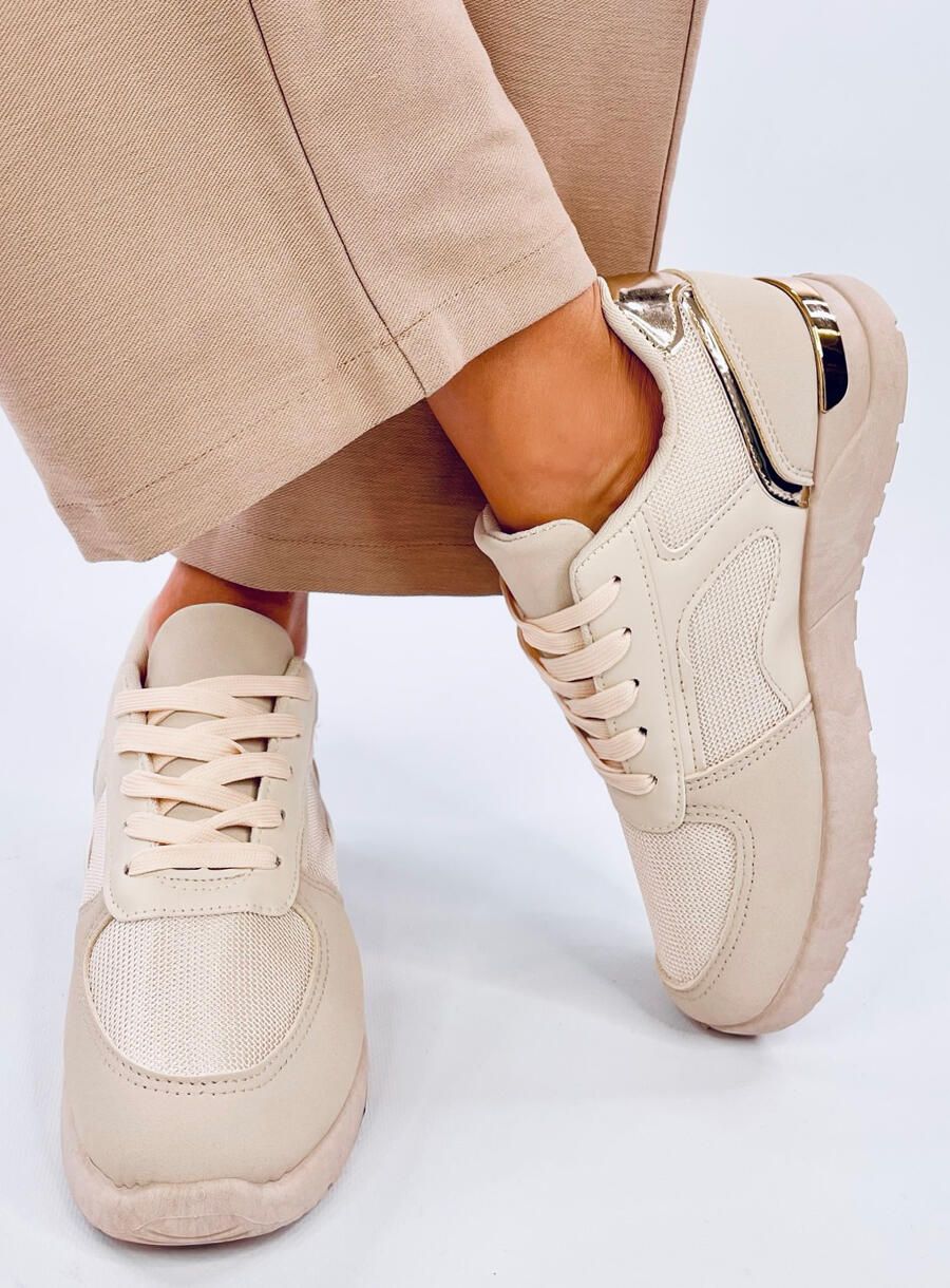 Leichte Damen-Sneaker Beige