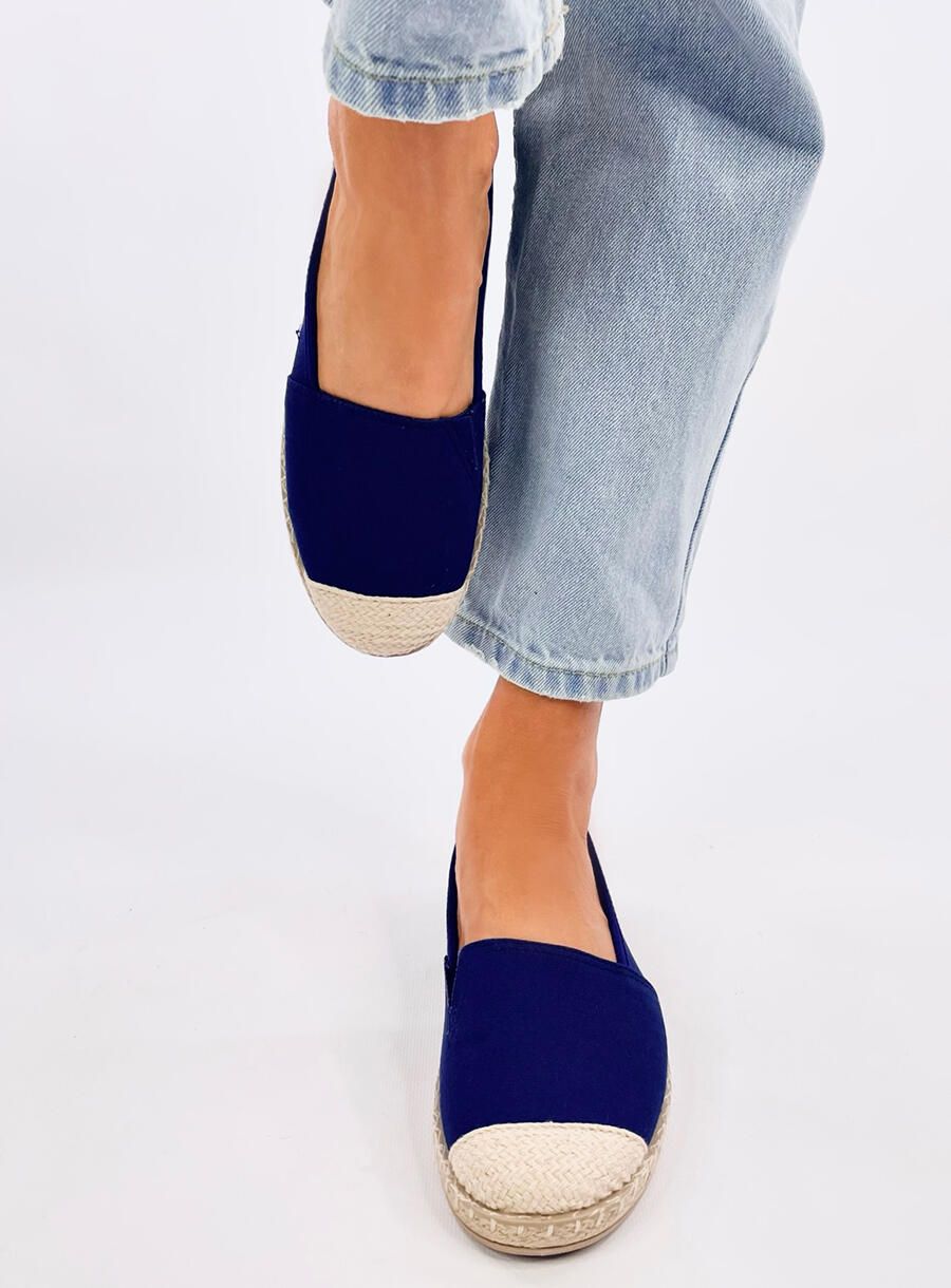 Stoff-Espadrilles Royal Blue