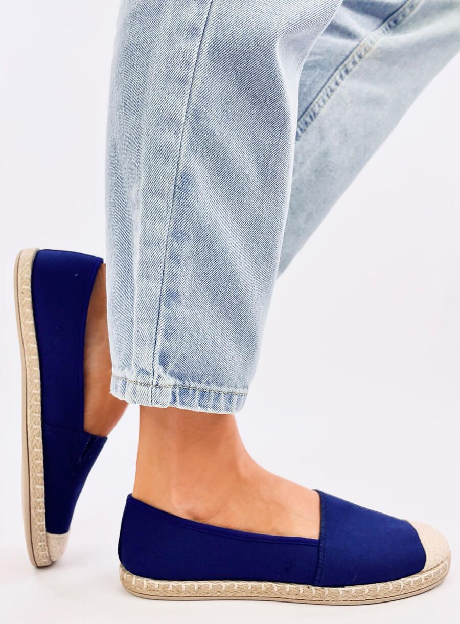Stoff-Espadrilles Royal Blue