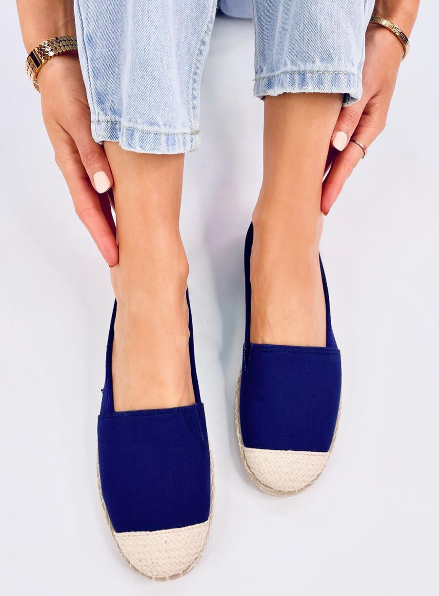 Stoff-Espadrilles Royal Blue