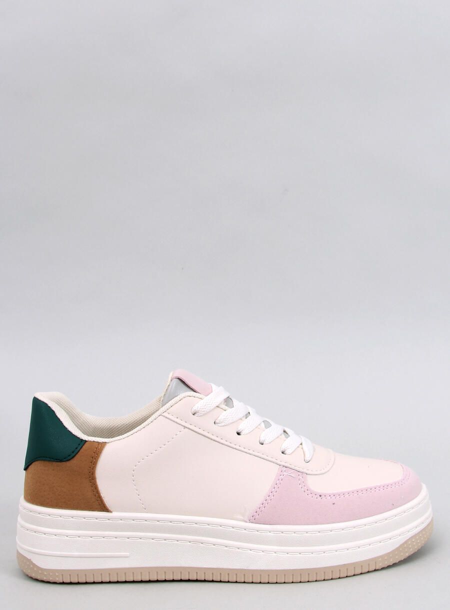 Mehrfarbige Damen-Sneaker Rosa