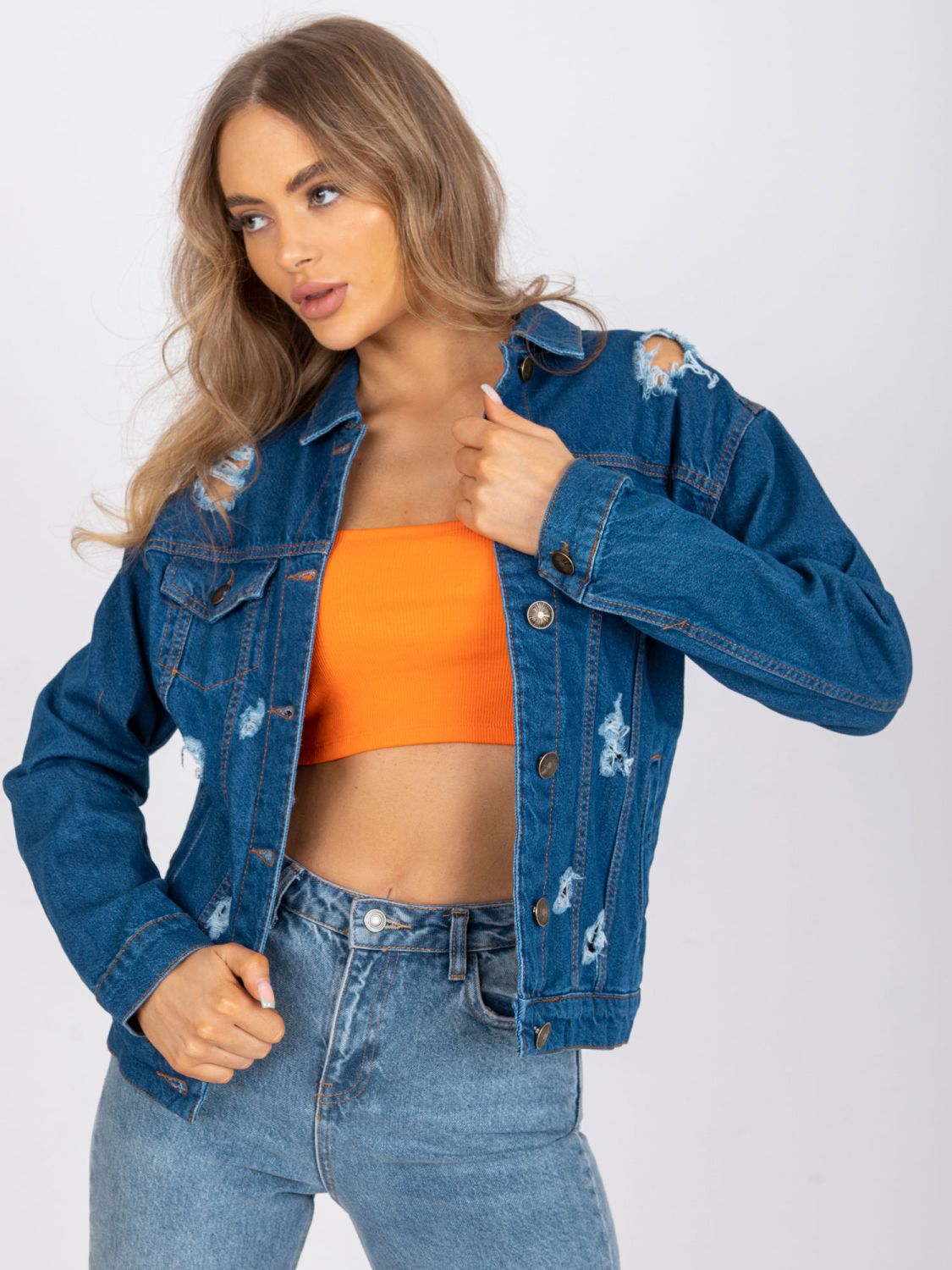 Damen Jeansjacke in Blau