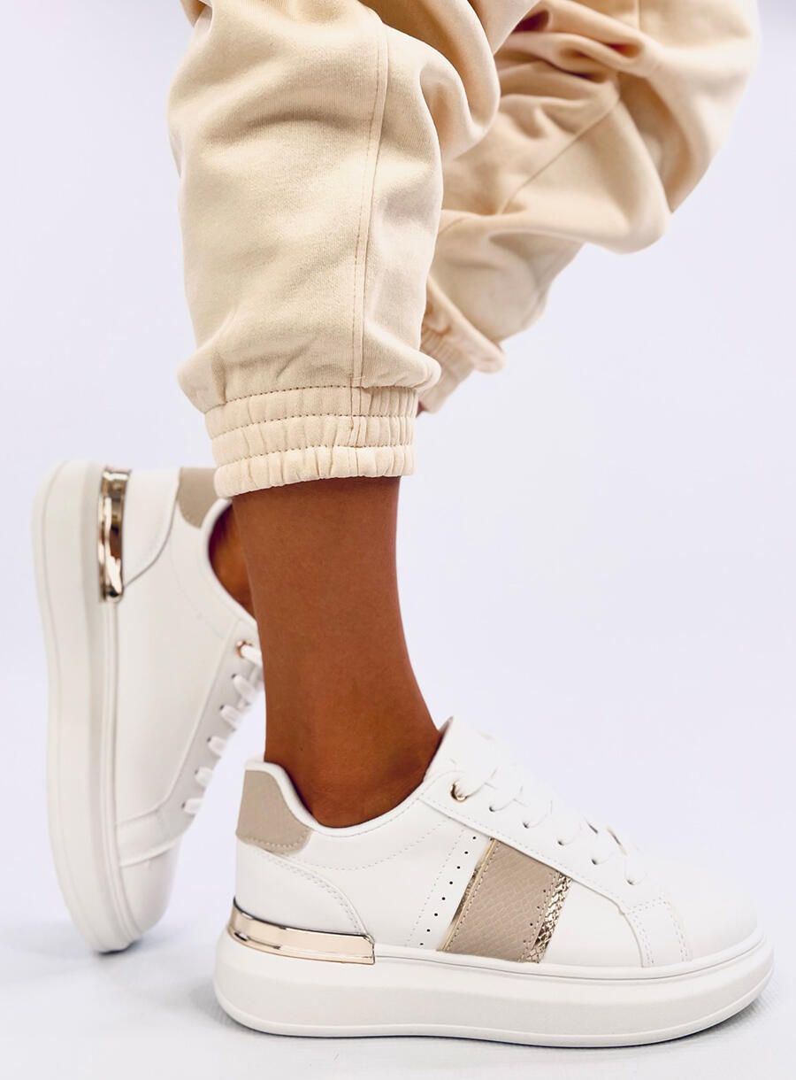 Damen-Sneaker ENOLA Weiß/Gold