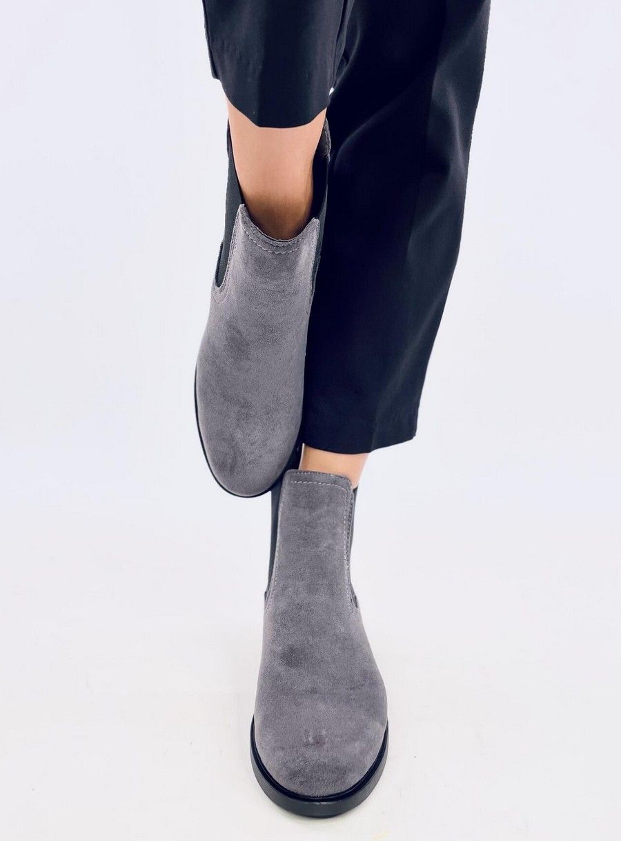Chelsea-Stiefel Grau