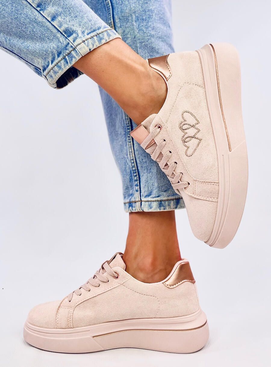 Pastell-Sneaker HEART Hellrosa