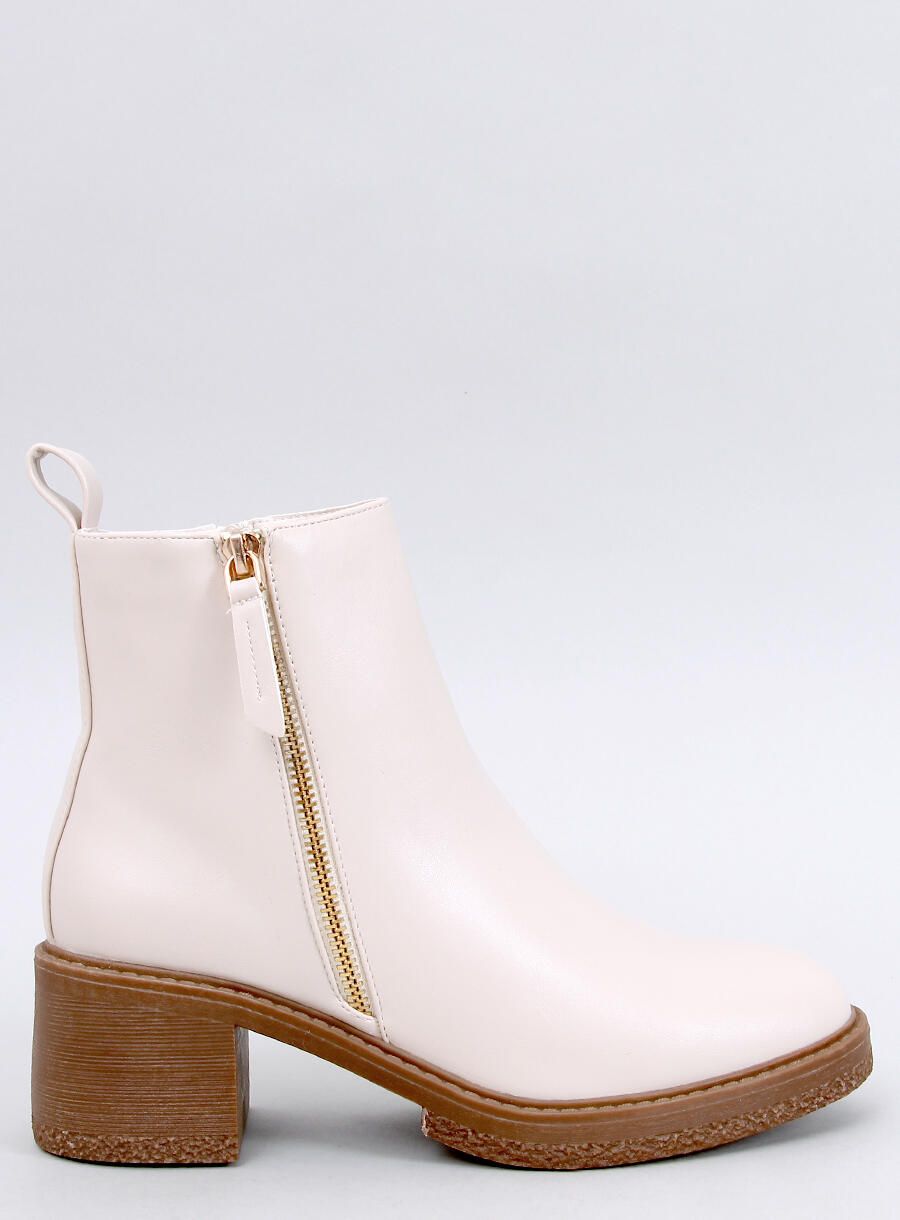 Hellbeige Stiefeletten MINDY