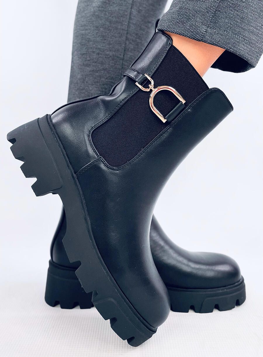 Schwarze Stiefeletten MARISSA