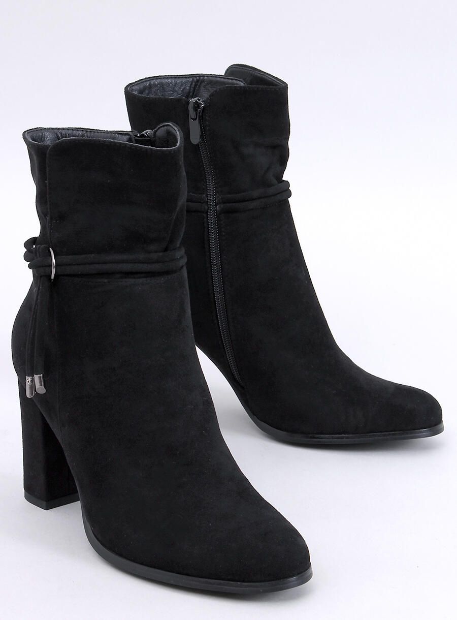 Schwarze Wildlederstiefel DAPHNE