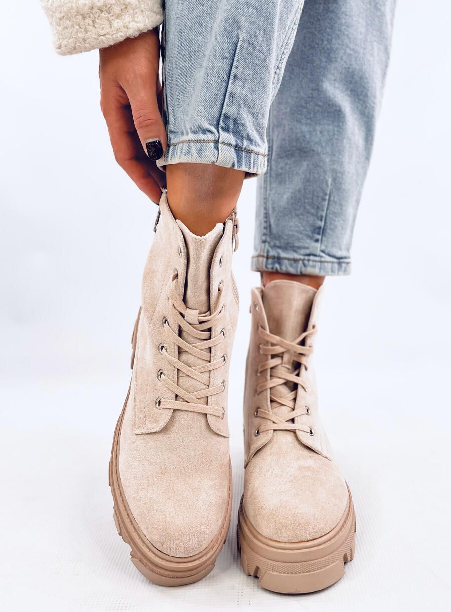 Schnürschuhe DALLAS Light Beige