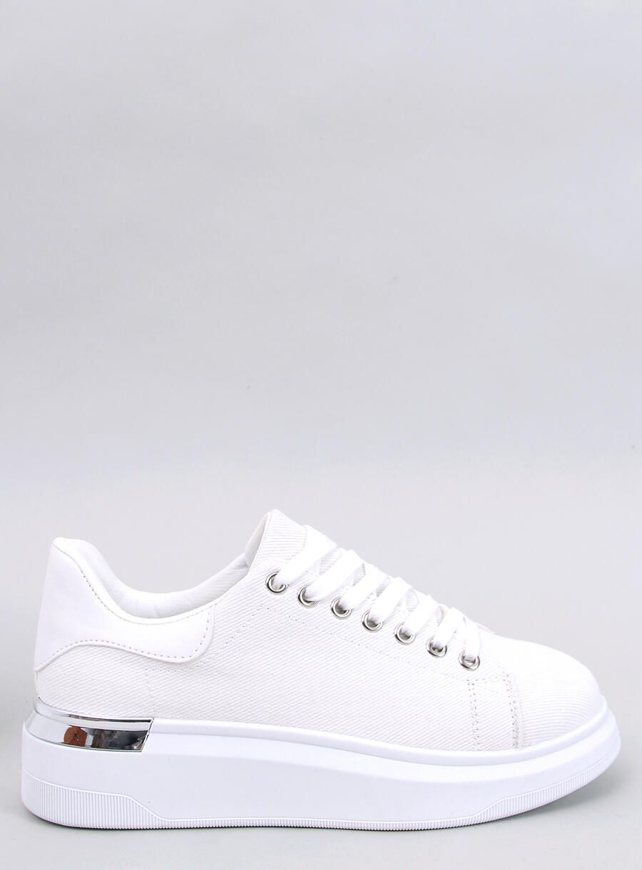 Plateau-Sneaker aus Canvas ECRU