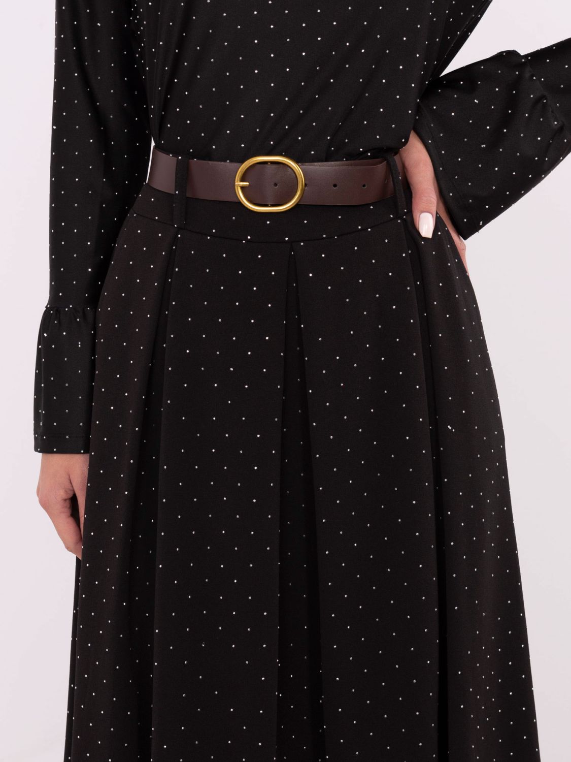 Eleganter Maxi-Rock mit Applikation