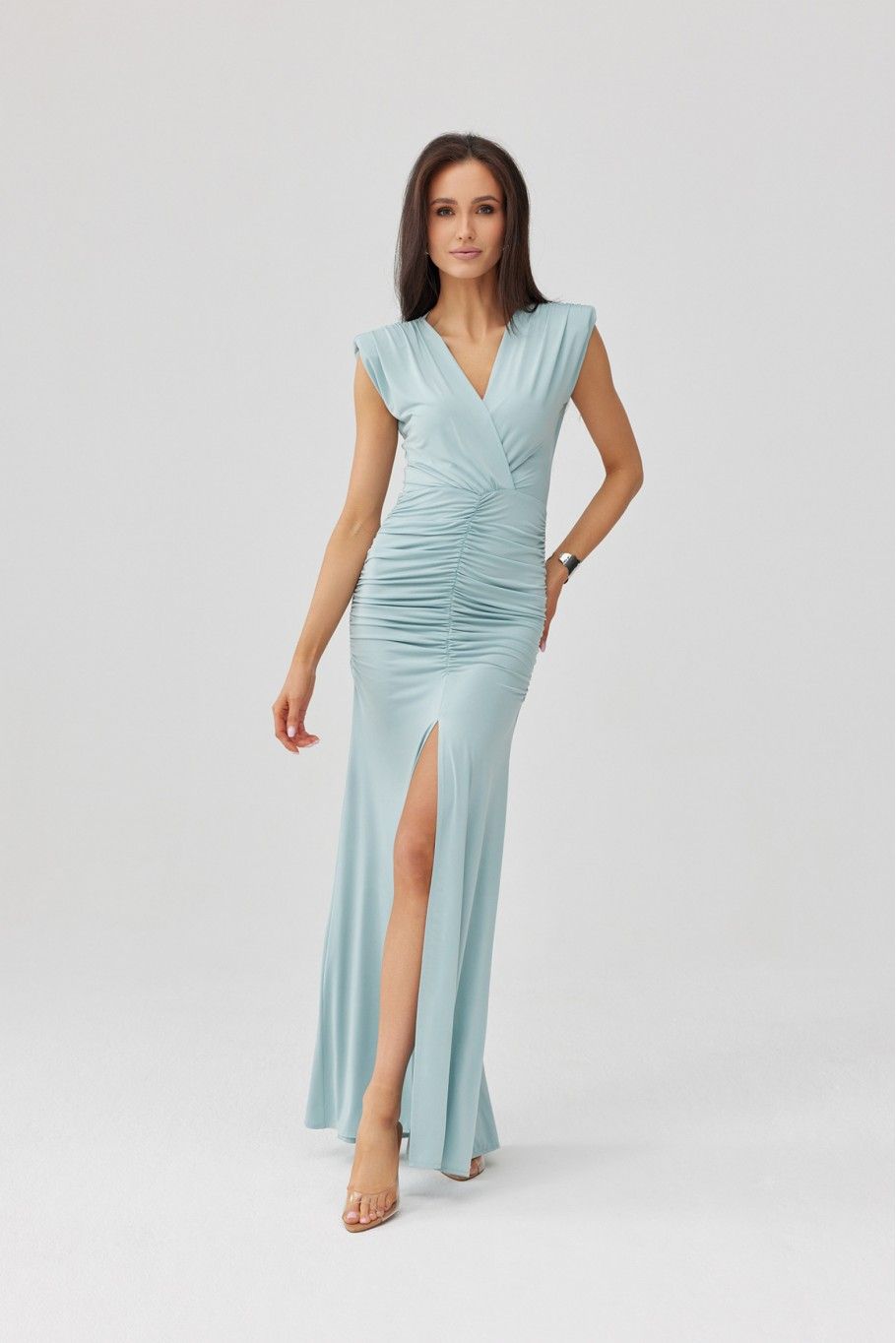 Noelia – Maxi-Kleid in Mintgrün