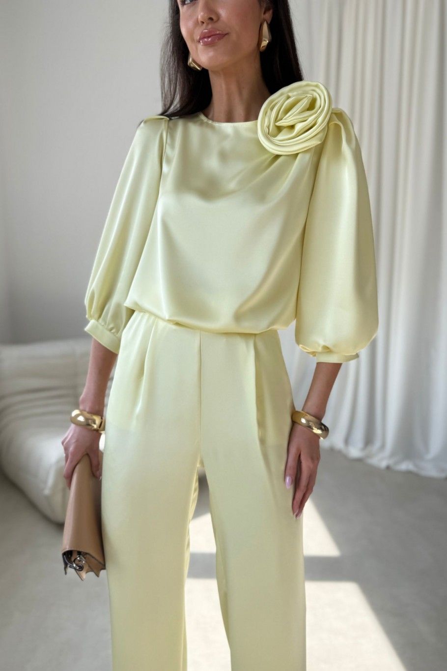 Elegante gelbe Hose Elsa